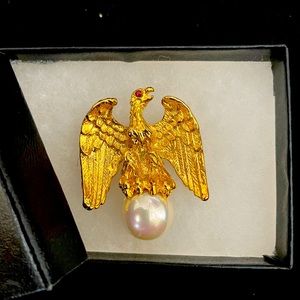 ANN HAND Liberty Eagle Pin